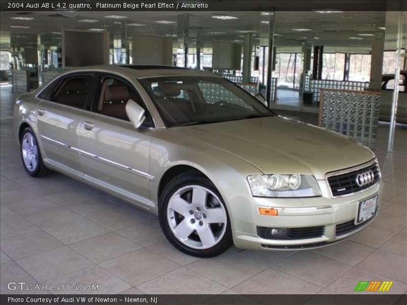 Platinum Beige Pearl Effect / Amaretto 2004 Audi A8 L 4.2 quattro