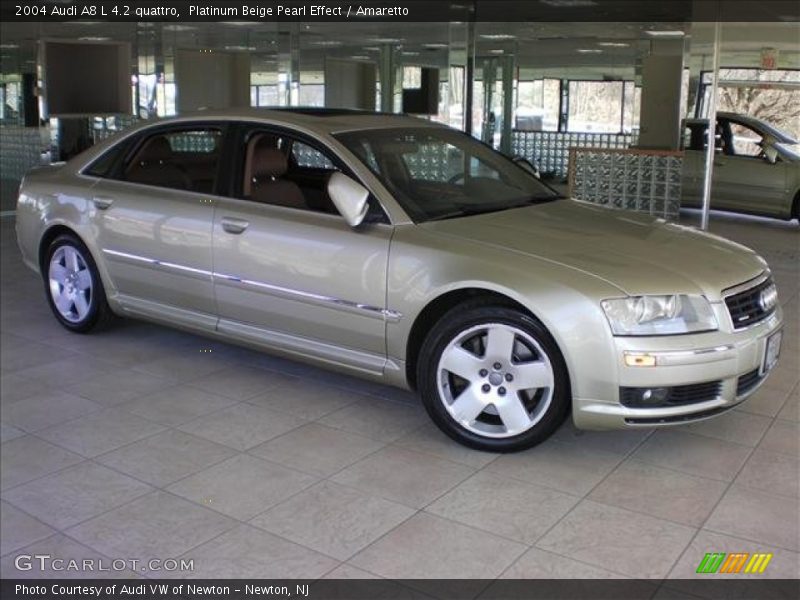 Platinum Beige Pearl Effect / Amaretto 2004 Audi A8 L 4.2 quattro