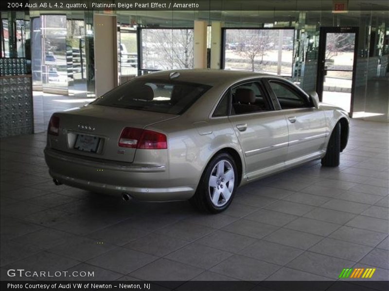 Platinum Beige Pearl Effect / Amaretto 2004 Audi A8 L 4.2 quattro