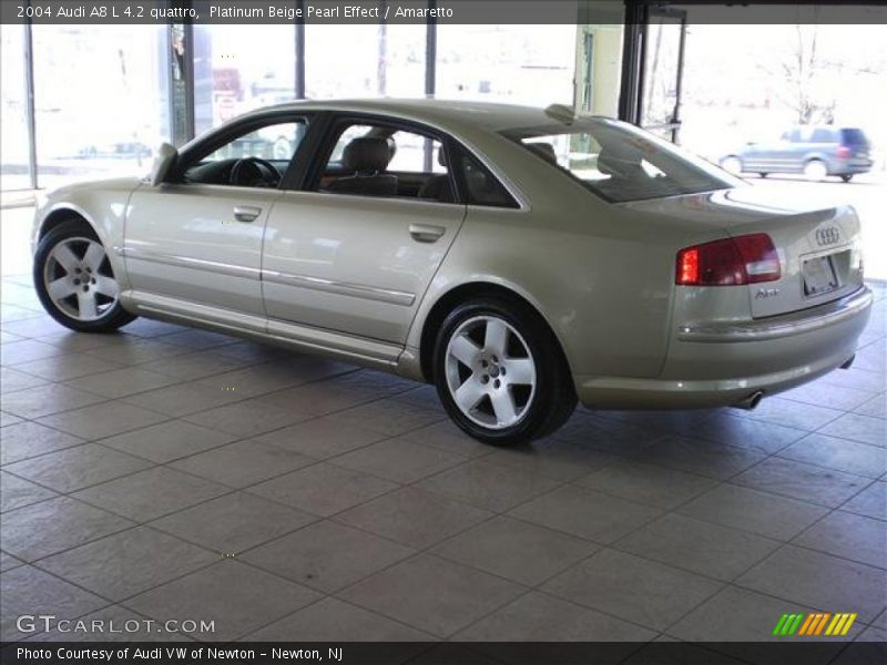 Platinum Beige Pearl Effect / Amaretto 2004 Audi A8 L 4.2 quattro