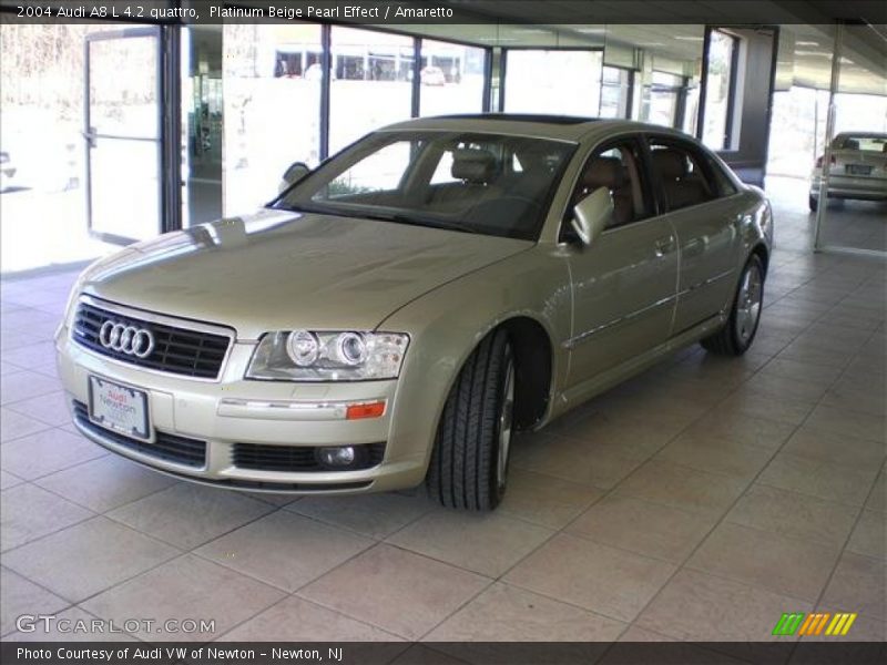 Platinum Beige Pearl Effect / Amaretto 2004 Audi A8 L 4.2 quattro