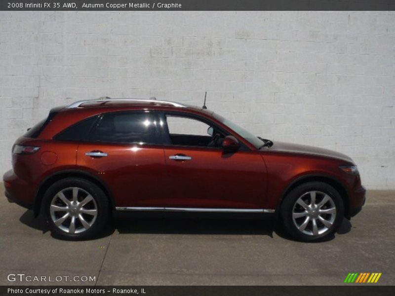 Autumn Copper Metallic / Graphite 2008 Infiniti FX 35 AWD