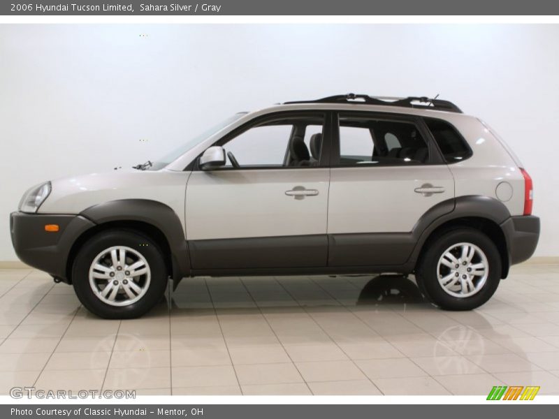 Sahara Silver / Gray 2006 Hyundai Tucson Limited