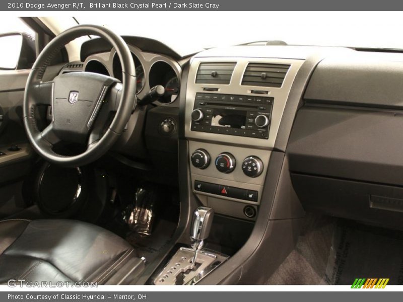 Brilliant Black Crystal Pearl / Dark Slate Gray 2010 Dodge Avenger R/T