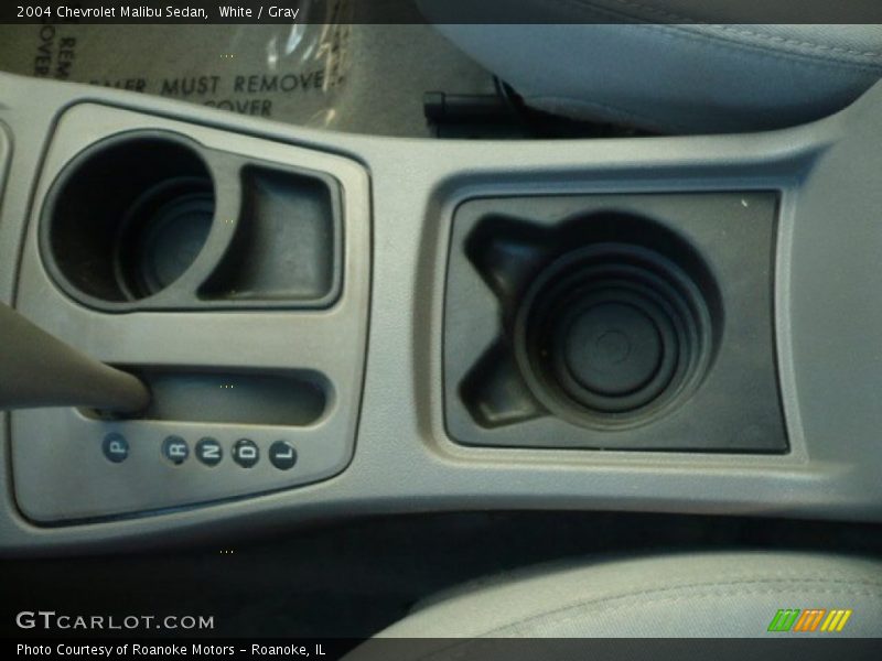 White / Gray 2004 Chevrolet Malibu Sedan
