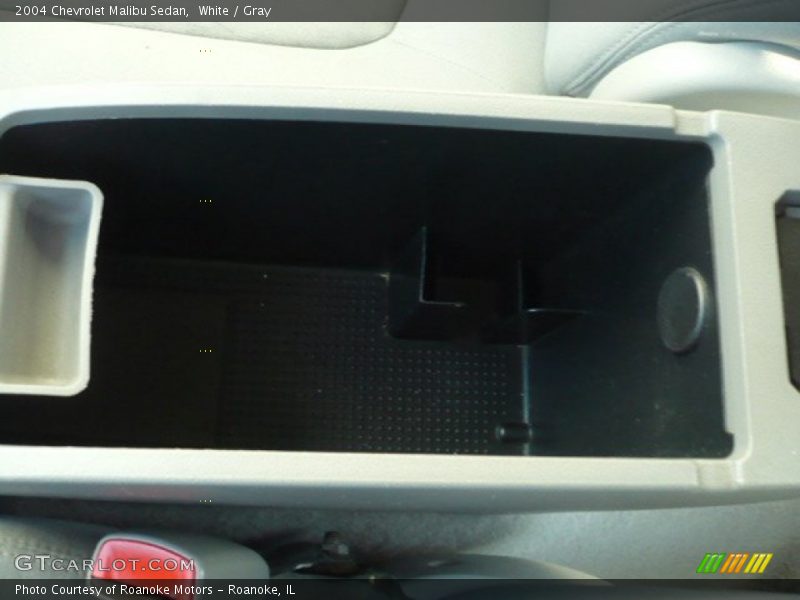 White / Gray 2004 Chevrolet Malibu Sedan