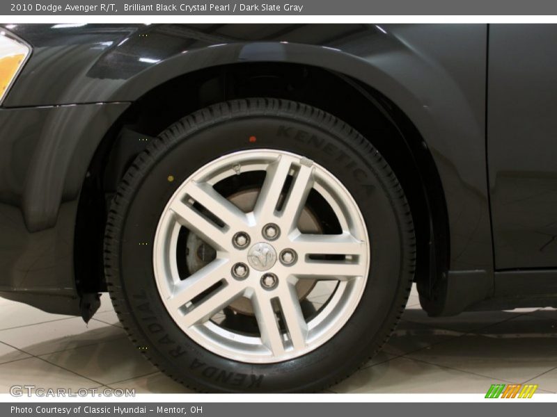 Brilliant Black Crystal Pearl / Dark Slate Gray 2010 Dodge Avenger R/T