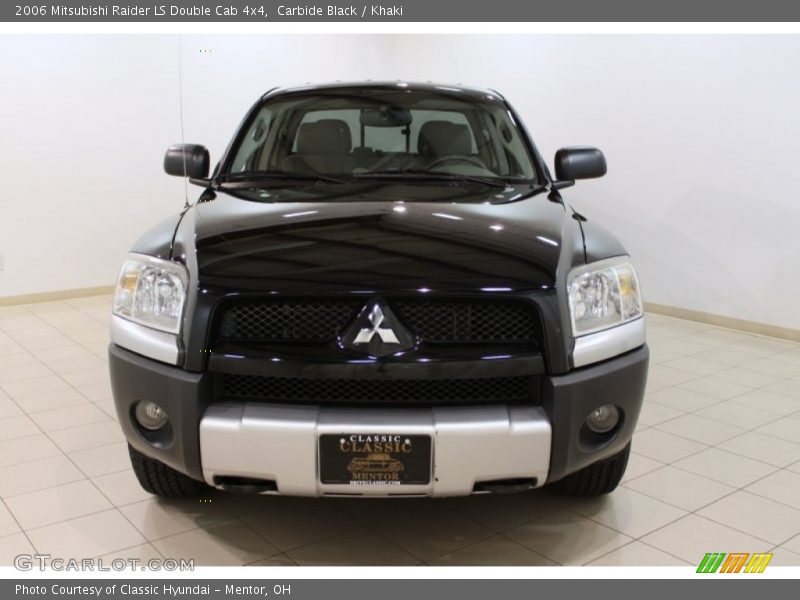 Carbide Black / Khaki 2006 Mitsubishi Raider LS Double Cab 4x4
