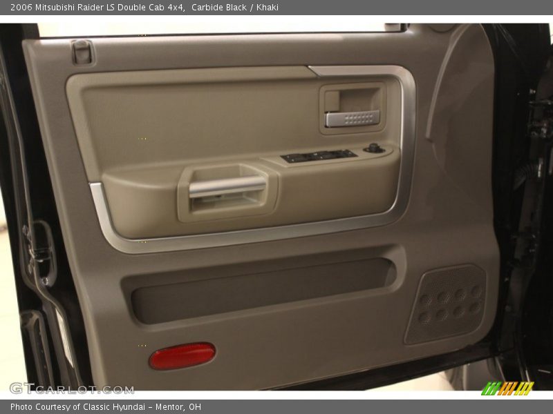 Carbide Black / Khaki 2006 Mitsubishi Raider LS Double Cab 4x4