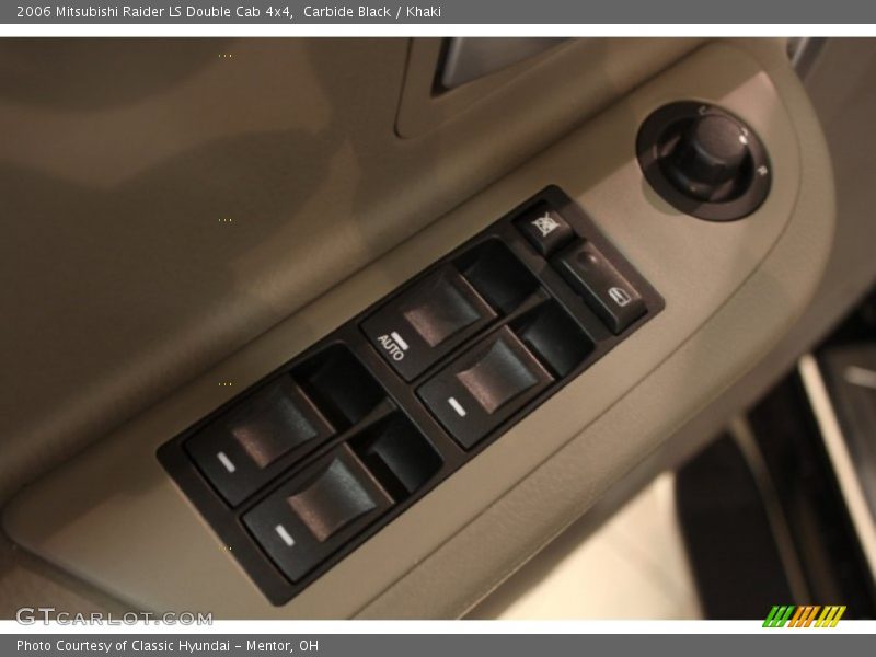Carbide Black / Khaki 2006 Mitsubishi Raider LS Double Cab 4x4