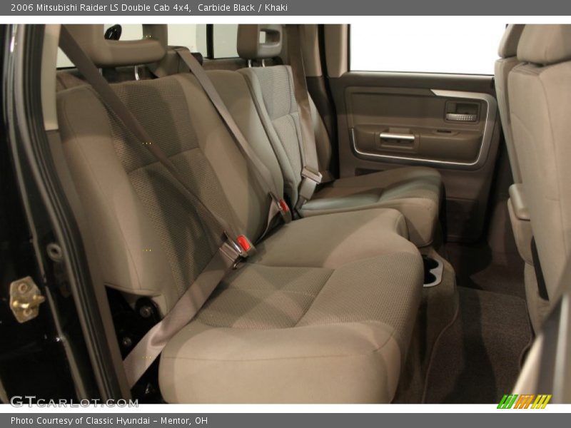 Carbide Black / Khaki 2006 Mitsubishi Raider LS Double Cab 4x4