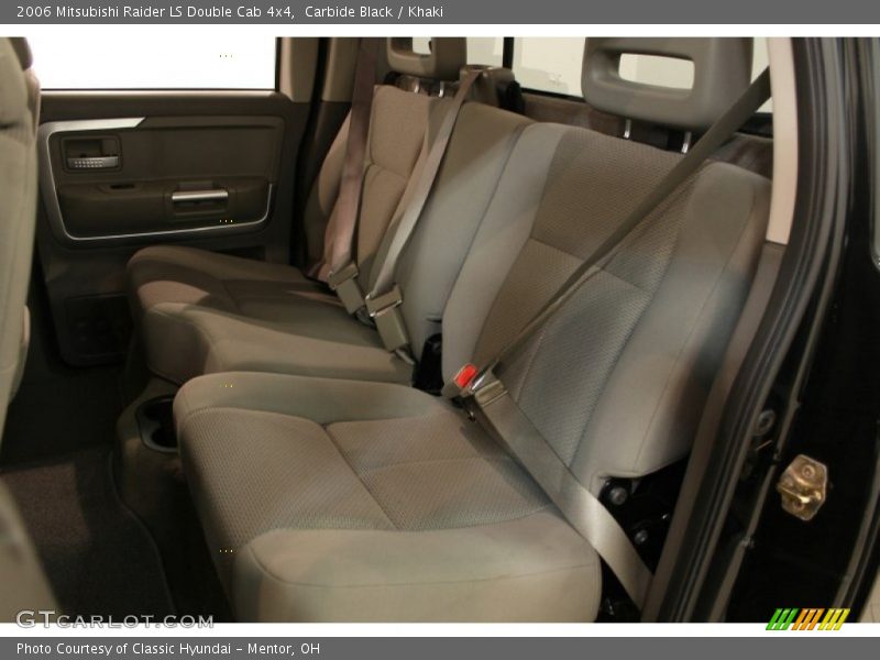 Carbide Black / Khaki 2006 Mitsubishi Raider LS Double Cab 4x4