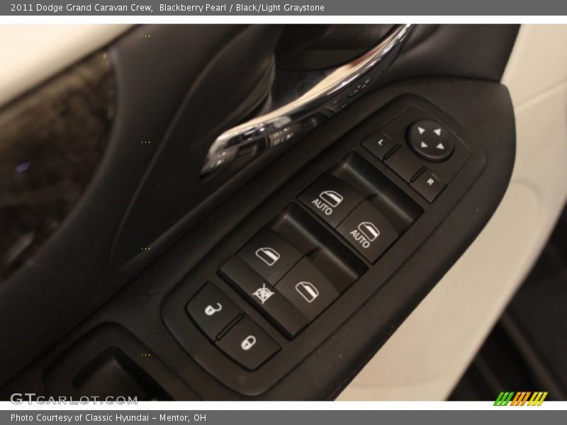 Blackberry Pearl / Black/Light Graystone 2011 Dodge Grand Caravan Crew
