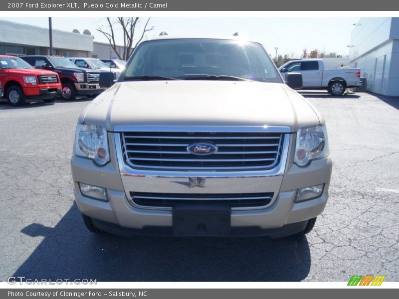 Pueblo Gold Metallic / Camel 2007 Ford Explorer XLT