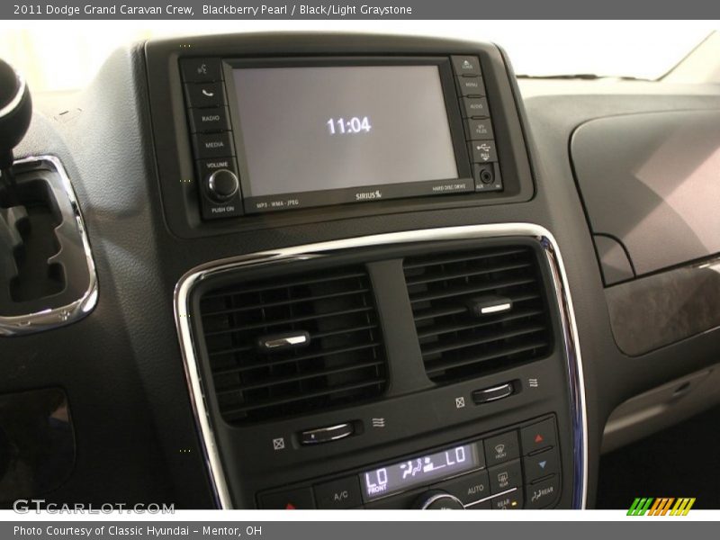 Blackberry Pearl / Black/Light Graystone 2011 Dodge Grand Caravan Crew