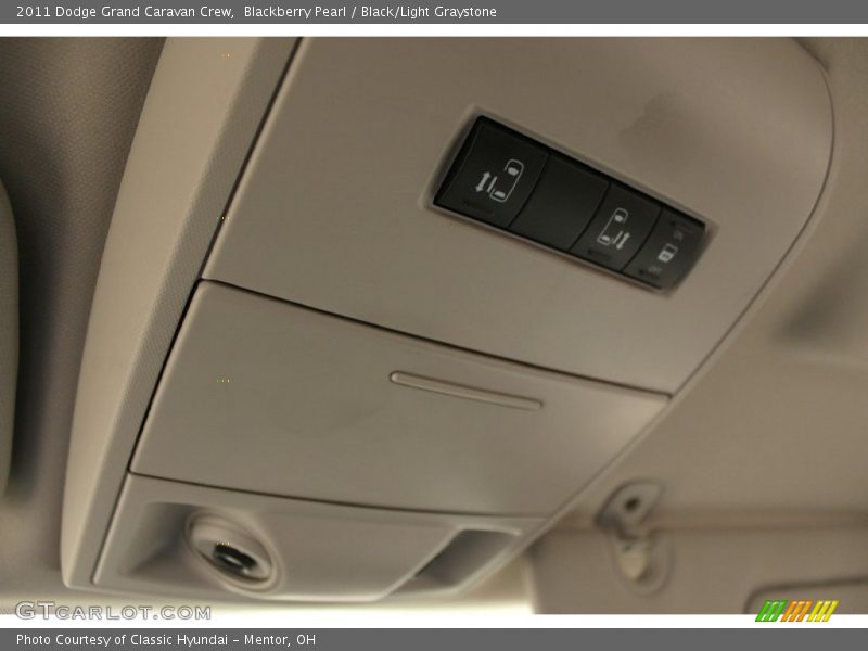 Blackberry Pearl / Black/Light Graystone 2011 Dodge Grand Caravan Crew