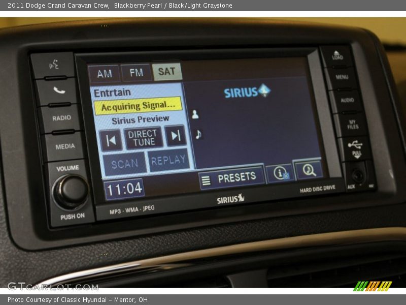 Blackberry Pearl / Black/Light Graystone 2011 Dodge Grand Caravan Crew