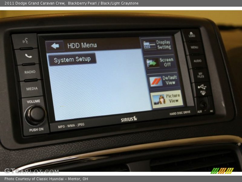 Blackberry Pearl / Black/Light Graystone 2011 Dodge Grand Caravan Crew