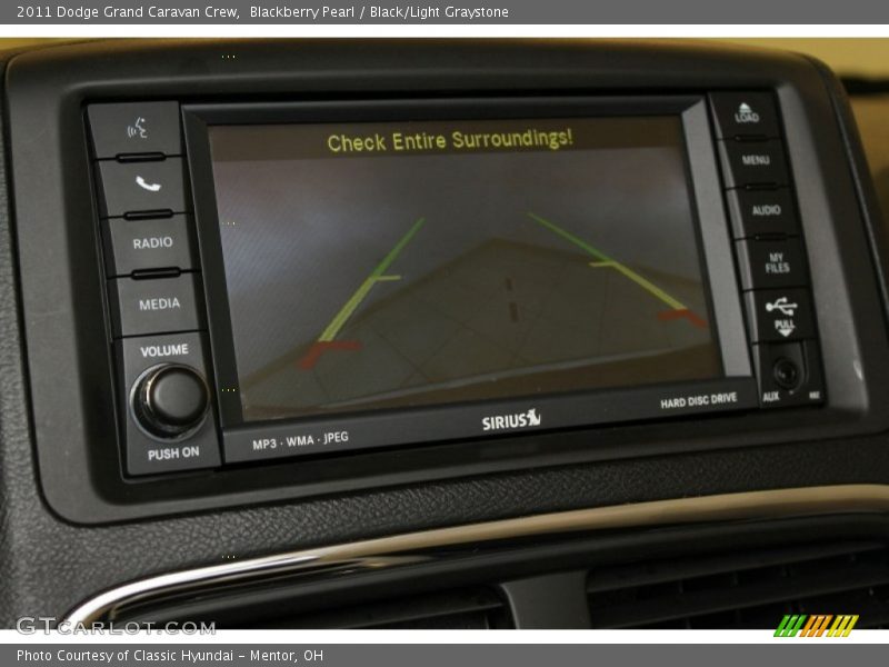 Blackberry Pearl / Black/Light Graystone 2011 Dodge Grand Caravan Crew