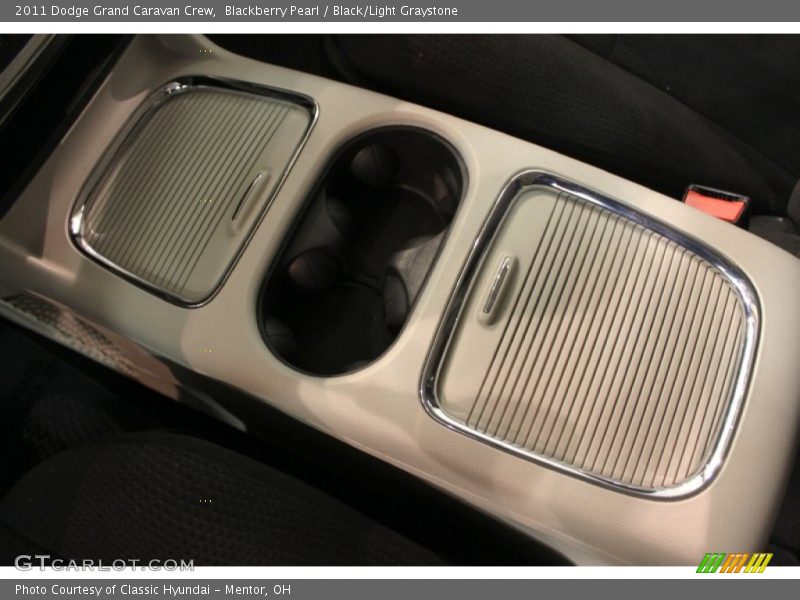 Blackberry Pearl / Black/Light Graystone 2011 Dodge Grand Caravan Crew