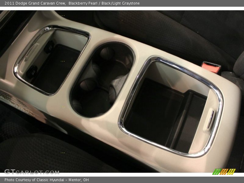 Blackberry Pearl / Black/Light Graystone 2011 Dodge Grand Caravan Crew