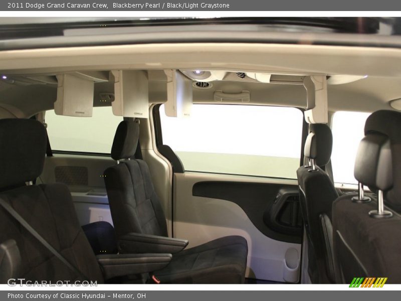 Blackberry Pearl / Black/Light Graystone 2011 Dodge Grand Caravan Crew