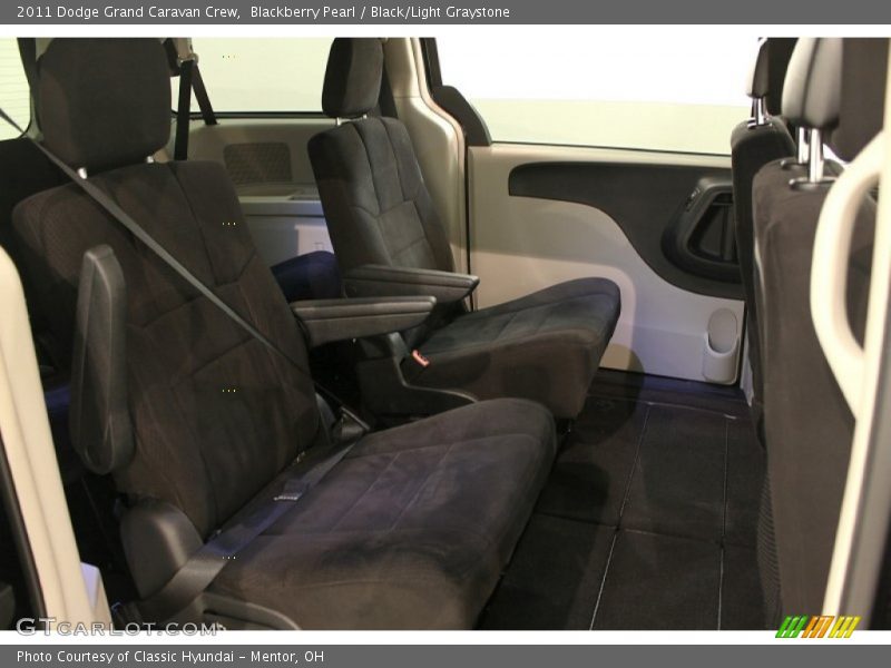 Blackberry Pearl / Black/Light Graystone 2011 Dodge Grand Caravan Crew