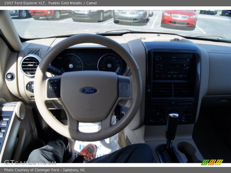 Pueblo Gold Metallic / Camel 2007 Ford Explorer XLT