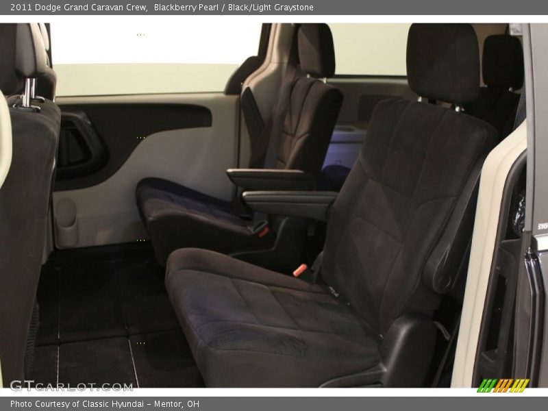Blackberry Pearl / Black/Light Graystone 2011 Dodge Grand Caravan Crew