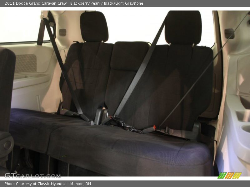 Blackberry Pearl / Black/Light Graystone 2011 Dodge Grand Caravan Crew