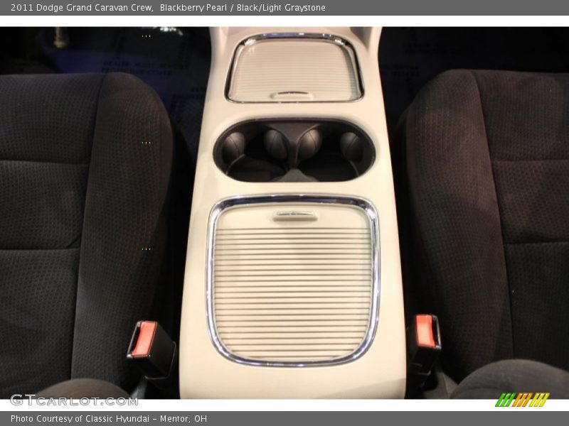 Blackberry Pearl / Black/Light Graystone 2011 Dodge Grand Caravan Crew