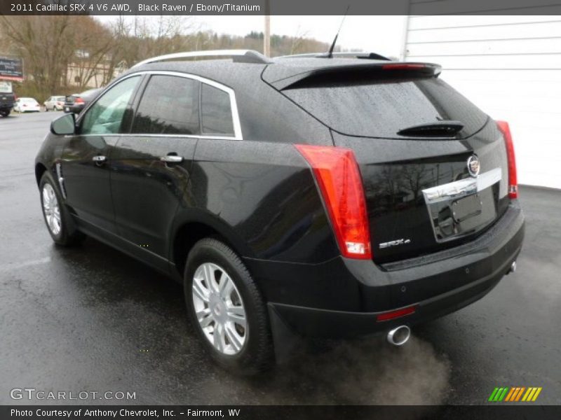 Black Raven / Ebony/Titanium 2011 Cadillac SRX 4 V6 AWD