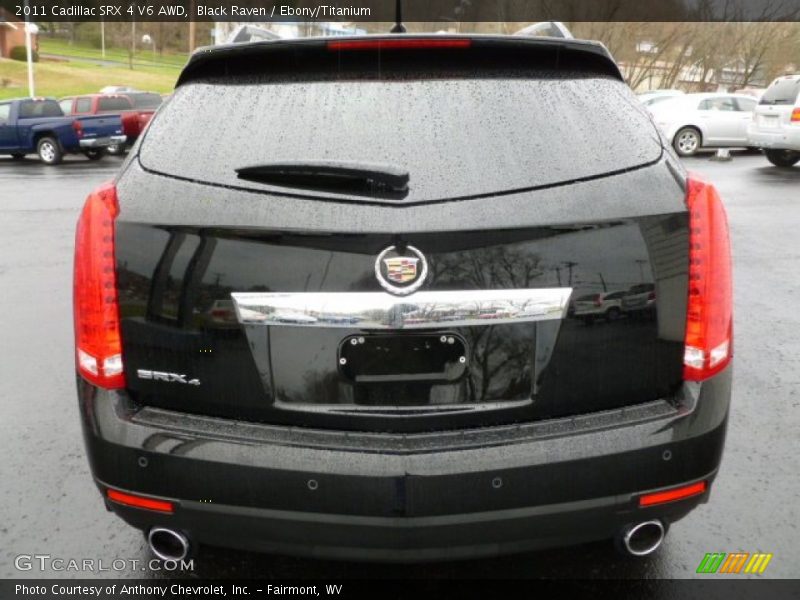 Black Raven / Ebony/Titanium 2011 Cadillac SRX 4 V6 AWD