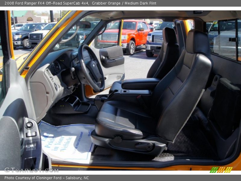 Grabber Orange / Medium Dark Flint 2008 Ford Ranger FX4 Off-Road SuperCab 4x4