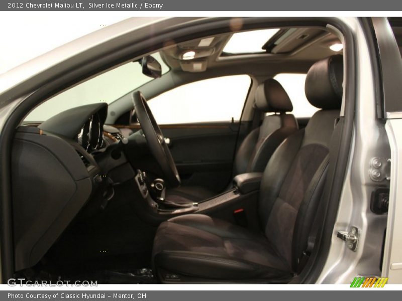 Silver Ice Metallic / Ebony 2012 Chevrolet Malibu LT
