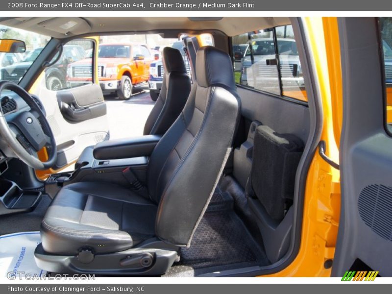 Grabber Orange / Medium Dark Flint 2008 Ford Ranger FX4 Off-Road SuperCab 4x4