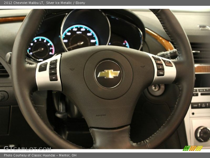 Silver Ice Metallic / Ebony 2012 Chevrolet Malibu LT