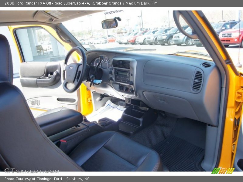 Grabber Orange / Medium Dark Flint 2008 Ford Ranger FX4 Off-Road SuperCab 4x4
