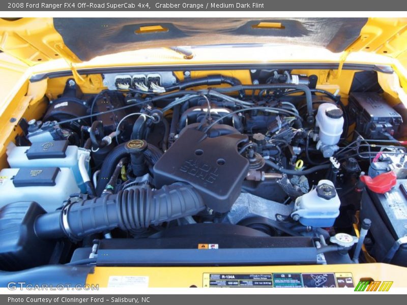  2008 Ranger FX4 Off-Road SuperCab 4x4 Engine - 4.0 Liter SOHC 12-Valve V6