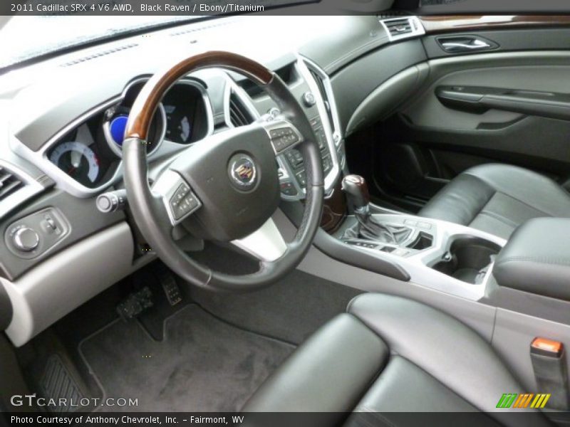 Black Raven / Ebony/Titanium 2011 Cadillac SRX 4 V6 AWD