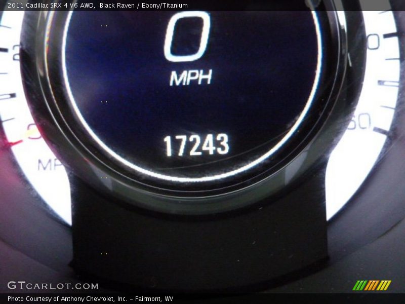 Black Raven / Ebony/Titanium 2011 Cadillac SRX 4 V6 AWD