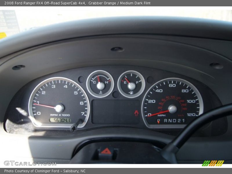  2008 Ranger FX4 Off-Road SuperCab 4x4 FX4 Off-Road SuperCab 4x4 Gauges