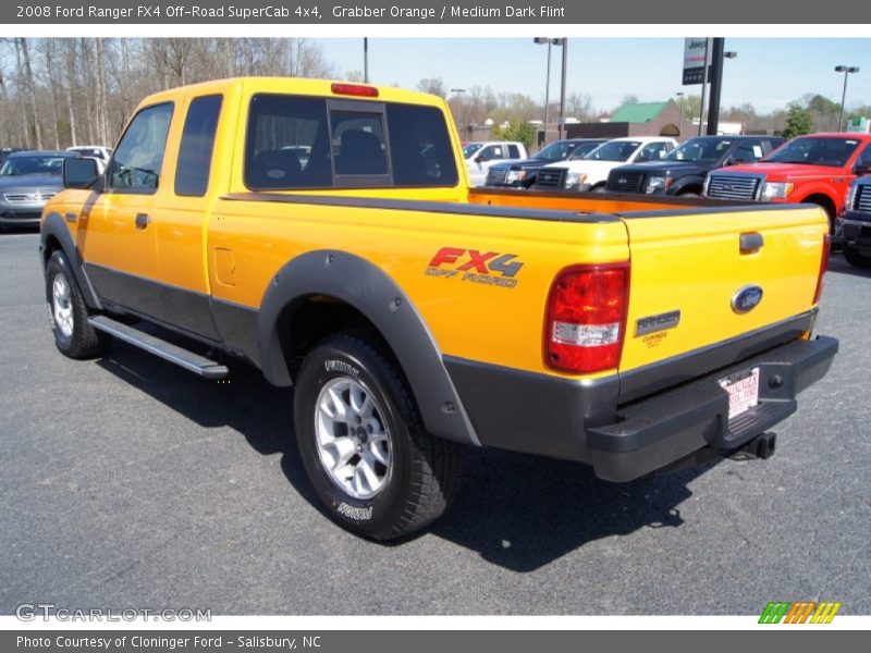  2008 Ranger FX4 Off-Road SuperCab 4x4 Grabber Orange