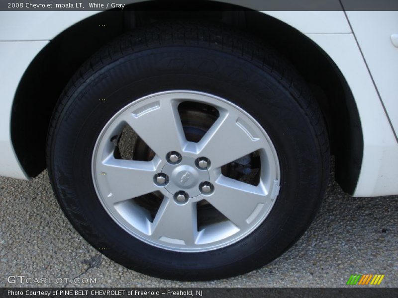 White / Gray 2008 Chevrolet Impala LT