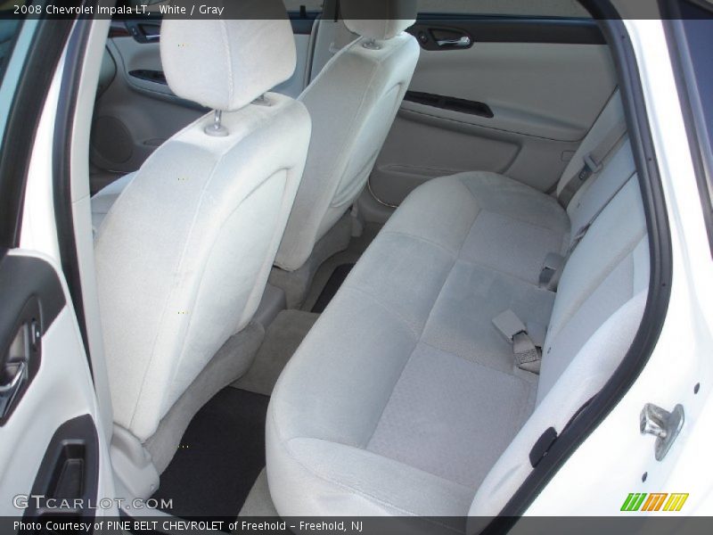 White / Gray 2008 Chevrolet Impala LT