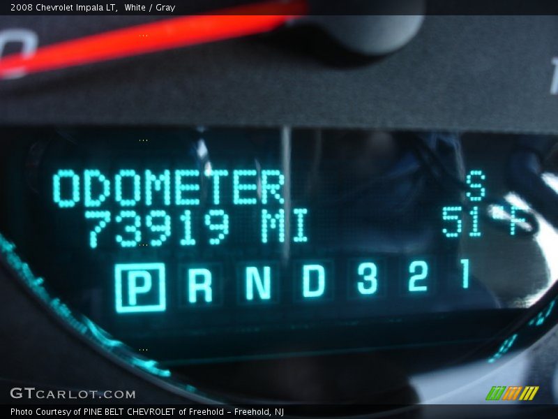 White / Gray 2008 Chevrolet Impala LT