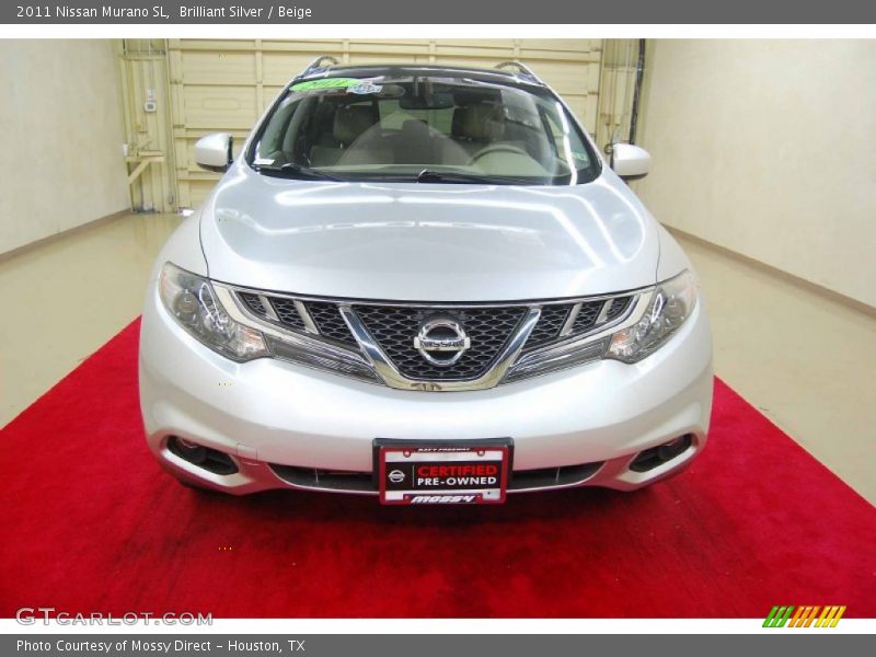Brilliant Silver / Beige 2011 Nissan Murano SL
