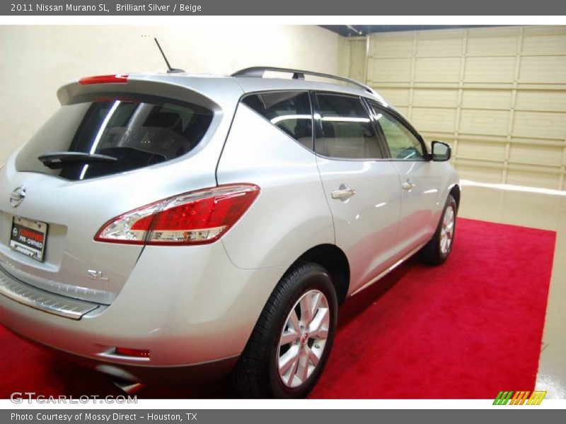 Brilliant Silver / Beige 2011 Nissan Murano SL