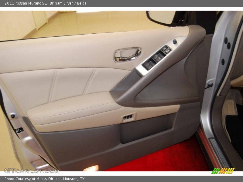 Brilliant Silver / Beige 2011 Nissan Murano SL