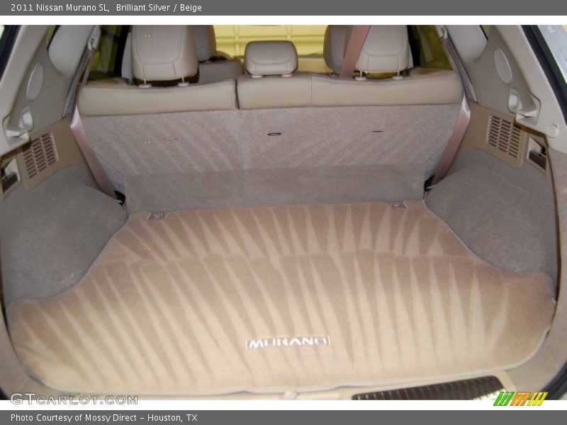 Brilliant Silver / Beige 2011 Nissan Murano SL